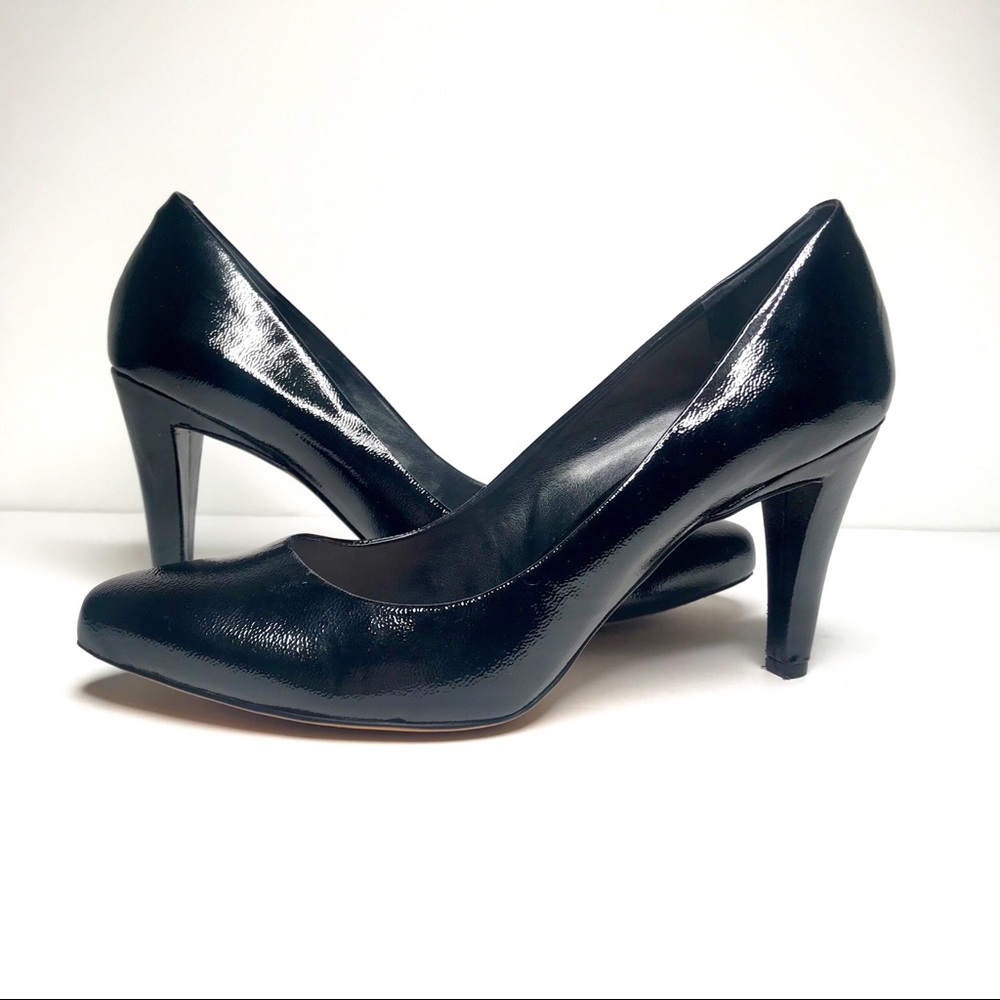 Vince Camuto Kadri Black Patent Leather Heels